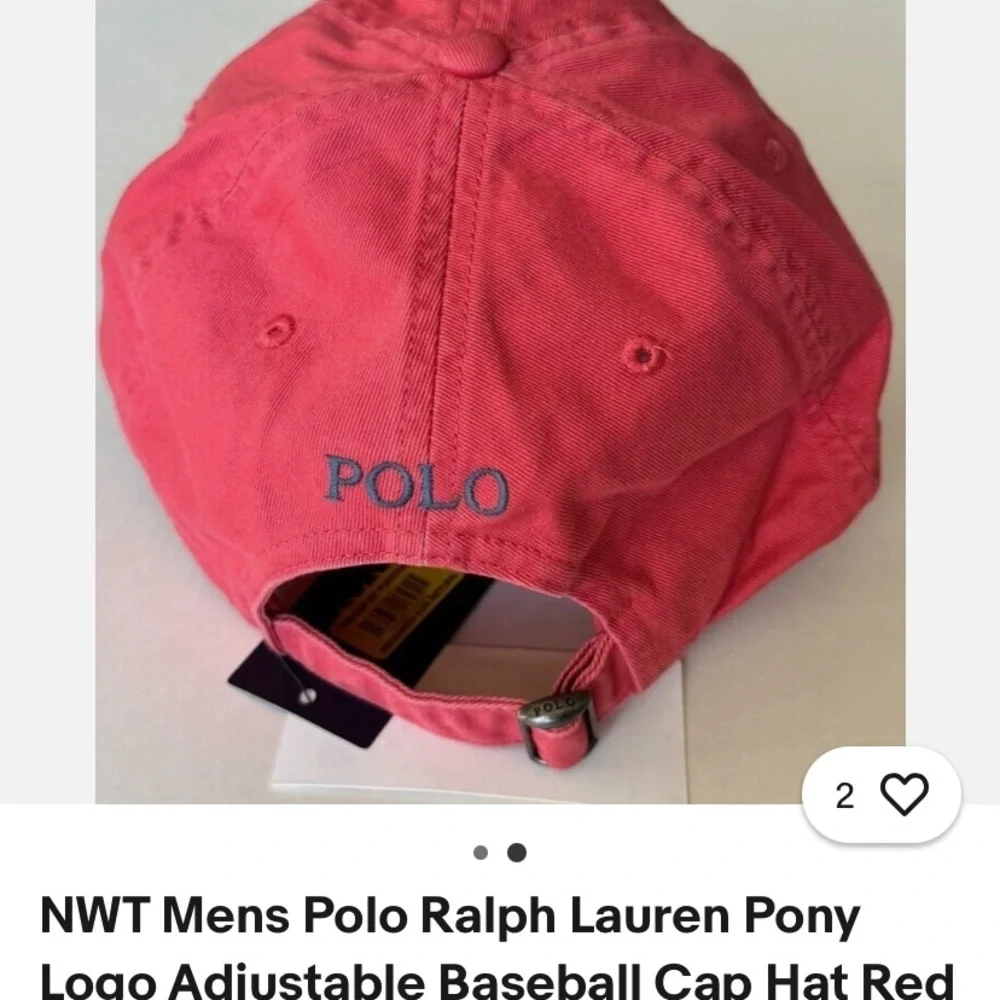 Ralph Lauren Kids Red Baseball Cap not new kids size